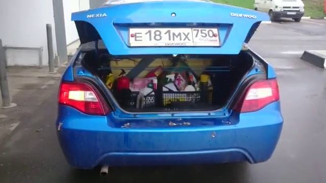 Открытие багажника с помощью газовых упоров Daewoo nexia n150 смотреть онлайн