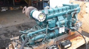 Дизель звучит прекрасно! Запуск двигателя Volvo Penta. 6-ти цилиндровый, мощностью 225 л.с.