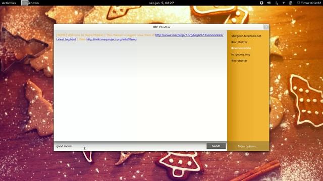 IRC Chatter desktop UI sneak peek смотреть онлайн