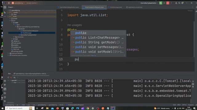 OpenAI API with Spring Boot Java latest tutorial | ChatGPT text response смотреть онлайн