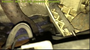 Peugeot 307 1.6 HDi - Starter Motor Location