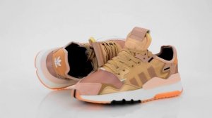 Кроссовки женские розовые Adidas Nite Jogger Pink