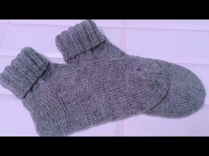 Как связать носки спицами