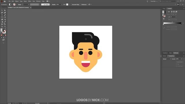 How To Create A Transparent Gradient Mask with Illustrator смотреть онлайн