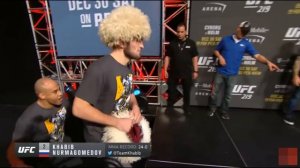 Хабиб Нурмагомедов VS Эдсон Барбоза Официальное взвешивание | Khabib NR VS Edson Barboza Weigh-in
