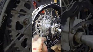 Ремонт колеса КТМ 50 65