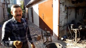 Самодельный твердотопливный котел с водяным контуром ч1
