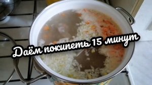 Лесной суп (используем дары природы)