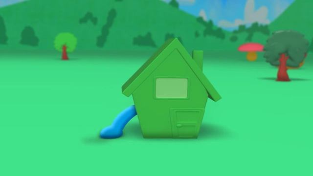 Учим Цвета с Домиками!Развивающие Мультики для Самых Маленьких