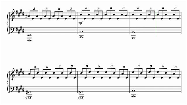 Ludovico Einaudi - Fly - piano notes in 8k смотреть онлайн