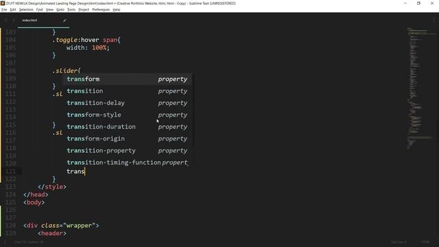 Landing Page Design with Animation Using HTML, CSS & JS | Slick Slider | Wavy Line Animation смотреть онлайн