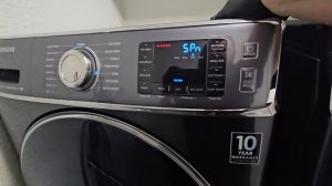 Samsung super speed washer test cycle and diagnostic mode