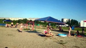 Анапа в Курской области. Курчатовское море .Обзор городского пляжа Бриз в г Курчатов.