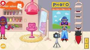 БАБУШКА в ТОРГОВОМ ЦЕНТРЕ! Салон Красоты СМЕШНАЯ ИСТОРИЯ!!! Игра Pepi Super Stores
