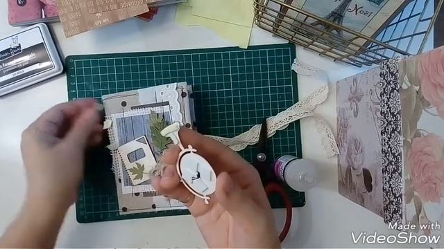 Скрапбукинг. Создаем блокнот в стиле "рустик" смотреть онлайн