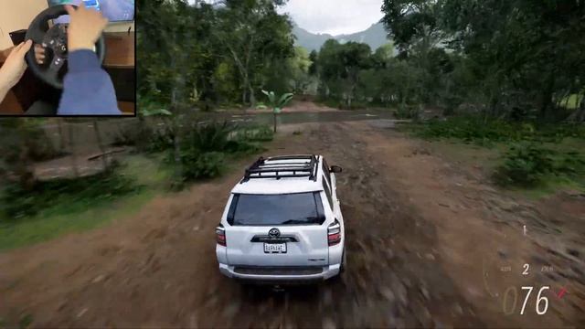 Toyota 4Runner TRD Pro |Jungle Offroading - Forza Horizon 5 | Logitech g920 gameplay смотреть онлайн