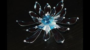 Мастер-класс "Новогодняя снежинка" из материала "Витраль"