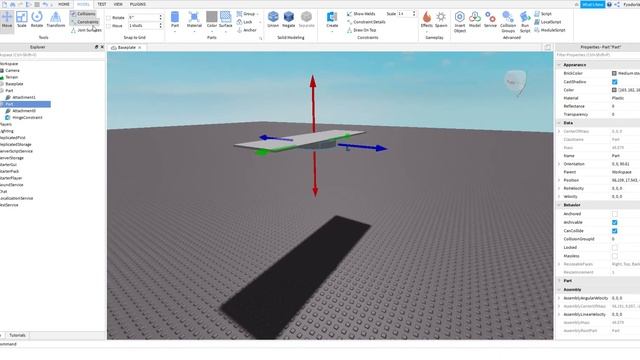 Вращающаяся платформа в roblox studio