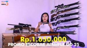 MURAH !! SENAPAN ANGIN GEJLUK DUAL POWER OD 25 DARI ESCOBAR AIRRIFLE INI FINISHINGNYA RAPI BANGETT