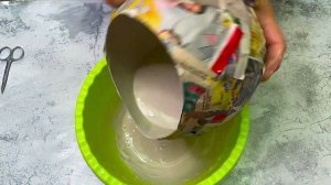 ?ПОЛНЫЙ ОТПАД?ВАЗА СВОИМИ РУКАМИ?ВАЗА ИЗ ГИПСА И ВОЗДУШНОГО ШАРИКА.DIY ТВОРЧЕСКИЕ ИДЕИ