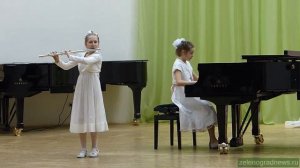 Попова Анастасия (флейта) и Дудина Александра (фортепиано) (ДМШ имени М.П. Мусоргского)