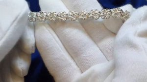 Плетение № 19  Роза. Виды плетения золотых браслетов и цепочек.