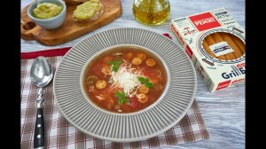 Итальянский суп с колбасками