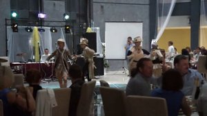 Красивый танец на корпоративе