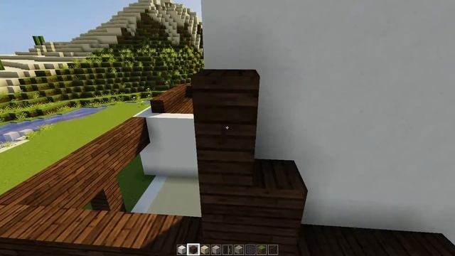 БОЛЬШОЙ ХАЙ ТЕК ДОМ   Как построить современный дом в майнкрафт смотреть онлайн