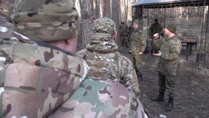 Выступление первой фронтовой творческой бригады