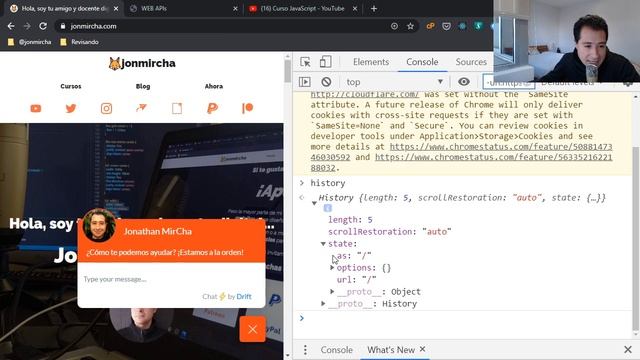 Curso JavaScript: 79. BOM: Objetos: URL, Historial y Navegador - #jonmircha смотреть онлайн