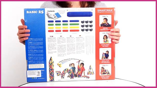 Bondibon Smart Max Магнитный конструктор ВВ0869) 25 элементов смотреть онлайн