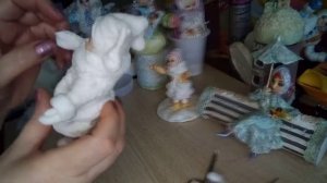 Подробный мастер класс ватной игрушки.Четвёртая часть.
