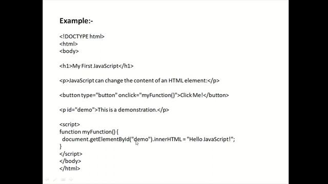 HTML JavaScript With Example in Hindi || JavaScript (JS) in HTML || HTML Document structure with JS