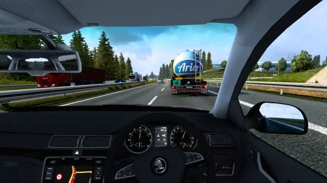 Białystok to Vienna at high speed traffic racing | Skoda Superb | ETS2 #53 смотреть онлайн