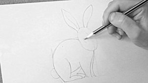 КАК РИСОВАТЬ ? ЗАЙЦА - ПОЭТАПНО НАЧИНАЮЩИМ