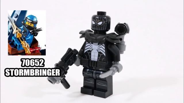 LEGO SPIDER-MAN AGENT VENOM MINIFIGURE CREATION смотреть онлайн