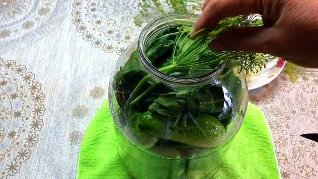 Рецепт солёных огурцов в 3х литровой банке/Холодный способ/ смотреть онлайн