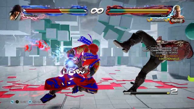 Tekken 7 Geese S3 Raged Death combo (no wall-break or floor-break) смотреть онлайн