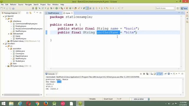 static method and interface