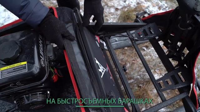 Самый бюджетный миниснегоход - буксировщик Бурлак КОМБИ