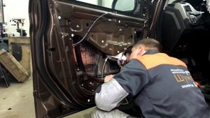 Шумоизоляция дверей Ssangyong actyon