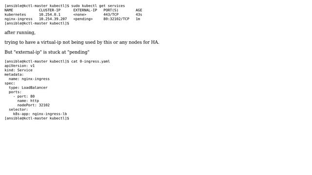 DevOps & SysAdmins: Kubernetes load balancer not receiving an external IP смотреть онлайн