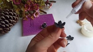 серьги-гвоздики из фоамирана за 10 мин.серьги своими руками. украшения из фоамирана foamiran jewelr