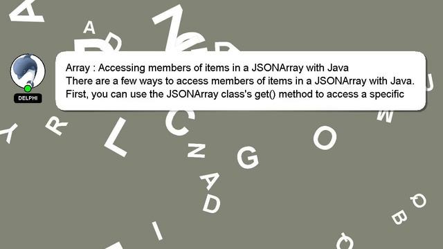 Array : Accessing members of items in a JSONArray with Java