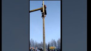 ДЕВУШКА НА СТОЛБЕ/КИСЕЛЁВСК РУЛИТ/МАСЛЕНИЦА ч1✔Елена ро