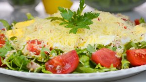Яркий салат с рукколой и сыром для легкого Ужина. Простой рецепт салата с рукколой и помидорами