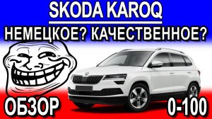 Skoda Karoq Обзор, Разгон. Качественное, Немецкое