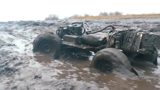Axial SCX10 II на БК... ЛЮТЫЙ ГРЯЗЕМЕС!