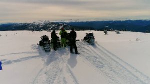 На снегоходах по горному Алтаю 2018